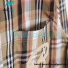 Burberry - New Pocket Embroidered Striped Long-sleeved Shirt T-shirt
